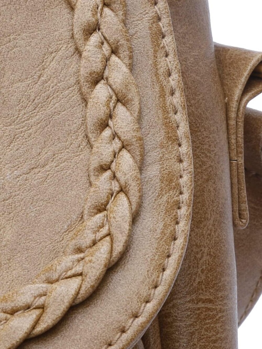 Casual Crossbody Bag for Women, Small Flap Saddle Purses with Tassel | Adjustabl - Picture 2 of 8